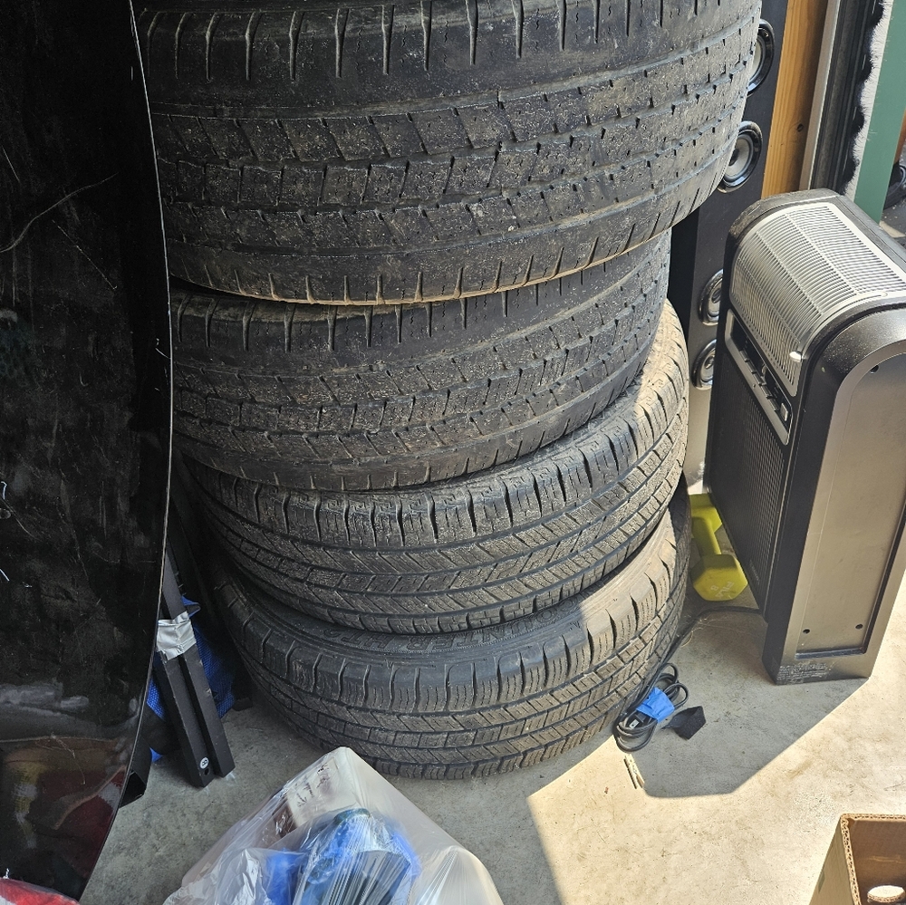 Set of Four Used Tires With RIMS